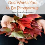 God Wants You to Be Prosperous